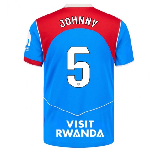 Atletico Madrid Johnny Cardoso #5 Terza Maglia 2025-26 Manica Corta